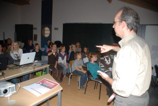 Voordracht in de school “De Lenaard”